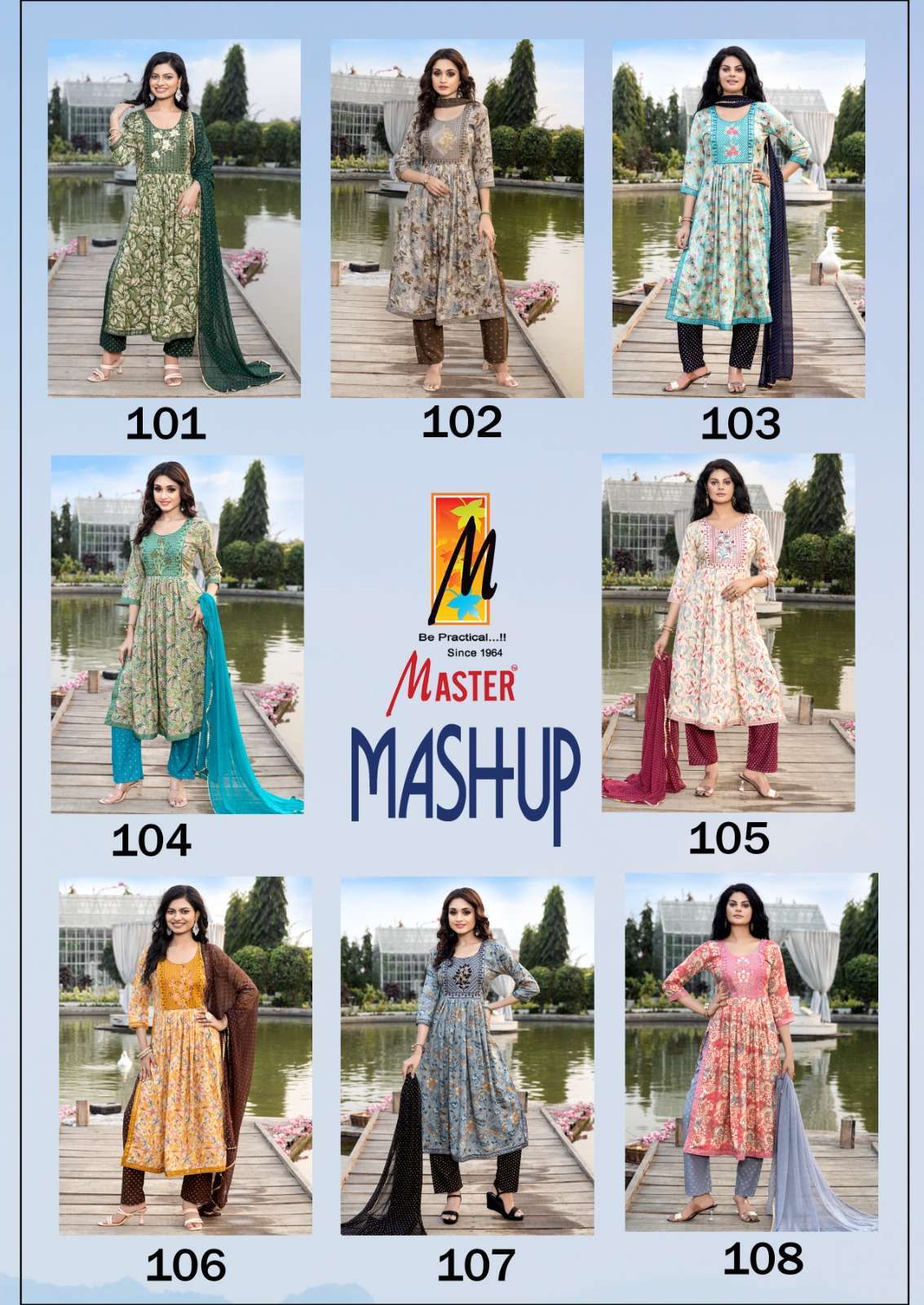 MASTER MASHUP Kurti fabrics wholesale in Surat