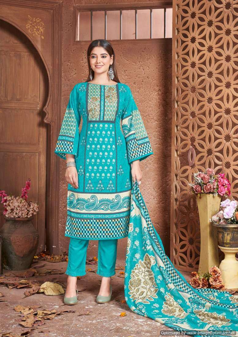 Nafisa Esra Vol-5 Cotton Silk dress materials in Mumbai