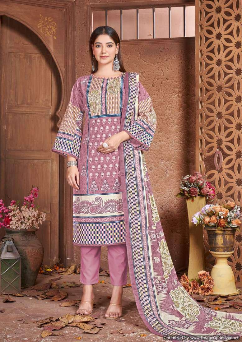 Nafisa Esra Vol-5 Cotton Silk dress materials in Mumbai