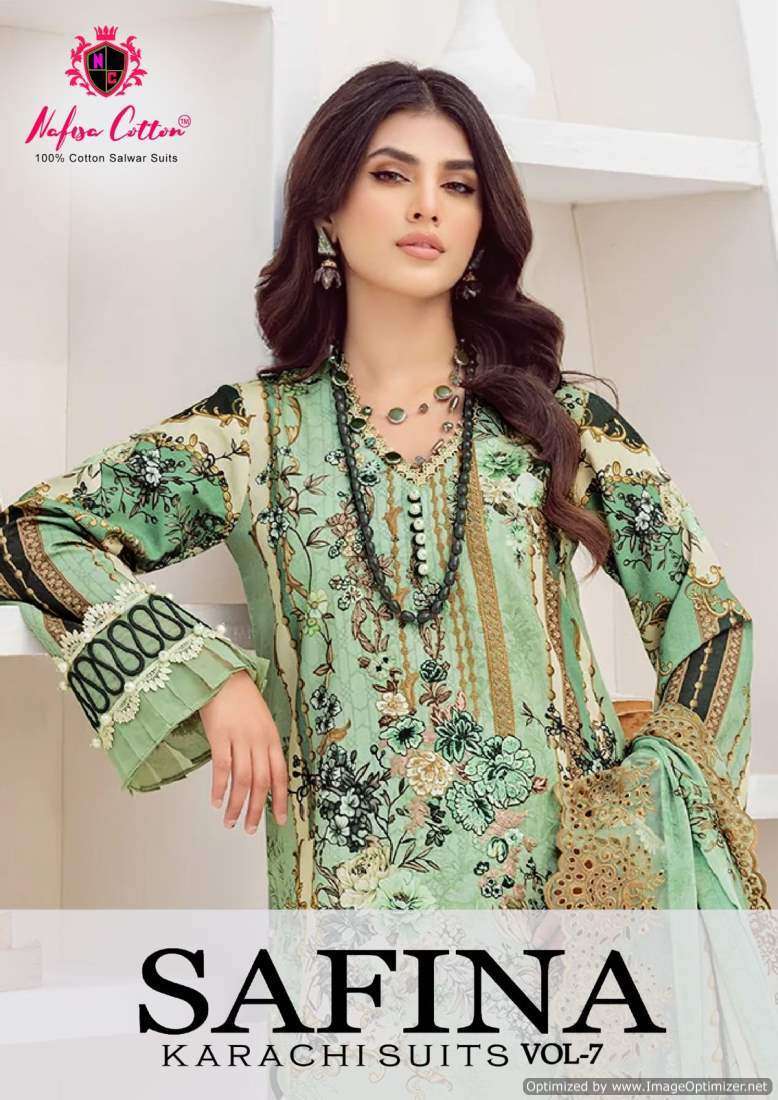 Nafisa Safina Vol-7 Wholesale dress material online shopping