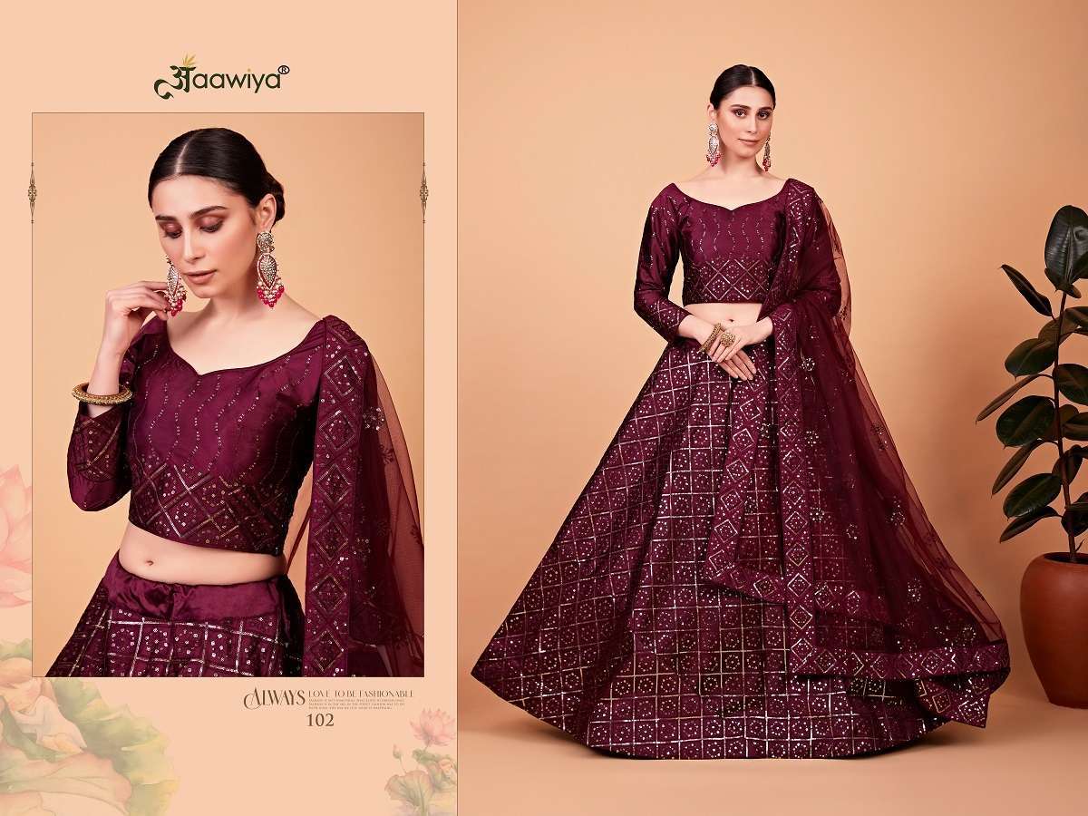 NAYRA VOL – 1 WINE Lehenga Choli suppliers in India