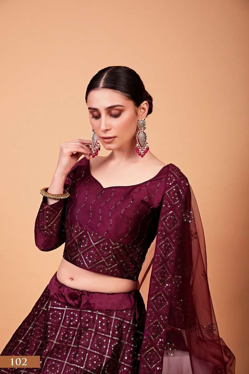 NAYRA VOL – 1 WINE Lehenga Choli suppliers in India