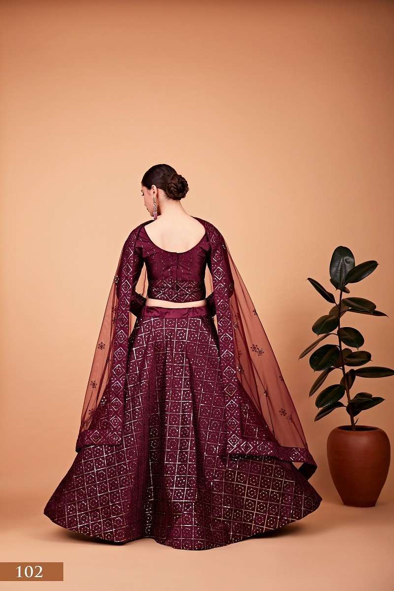 NAYRA VOL – 1 WINE Lehenga Choli suppliers in India