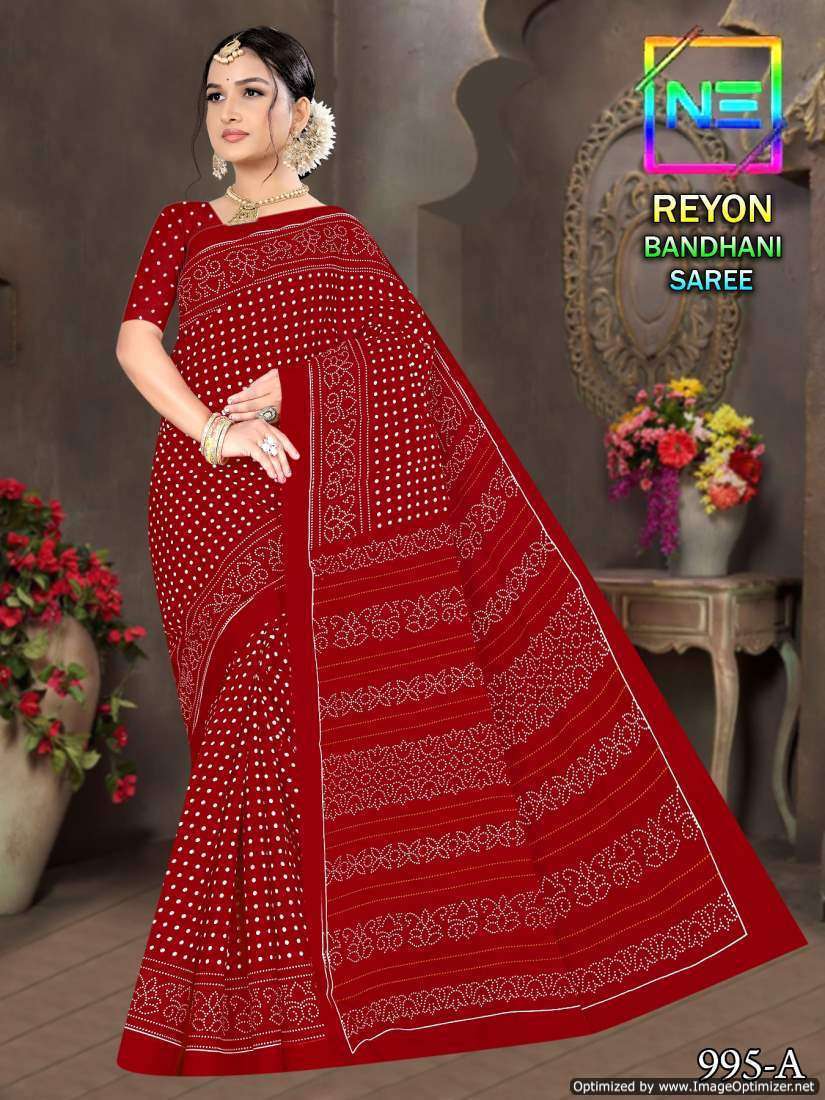 Nemi Rayon Bandhani  Surat fancy saree wholesale