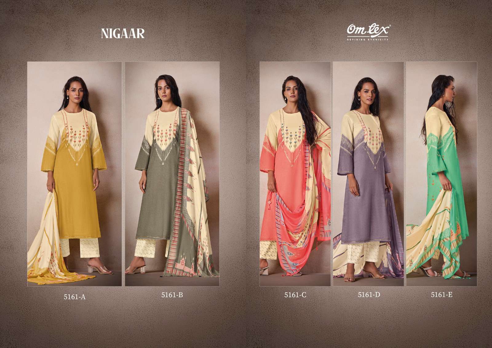 OMTEX NIGAAR Salwar suits catalogue with price
