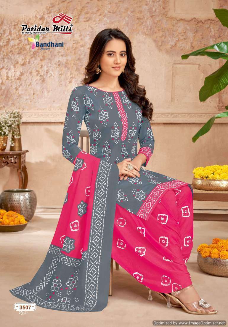 Patidar Mills Bandhani Special Vol-35 Party wear dress material wholesale