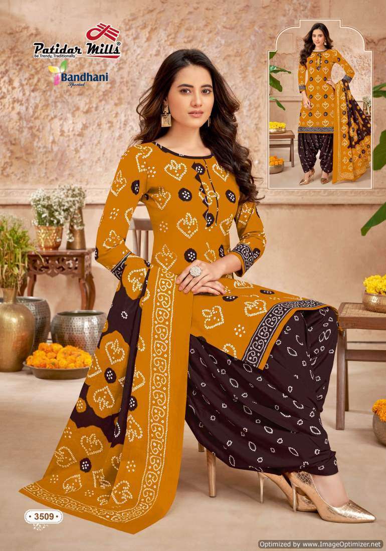 Patidar Mills Bandhani Special Vol-35 Party wear dress material wholesale