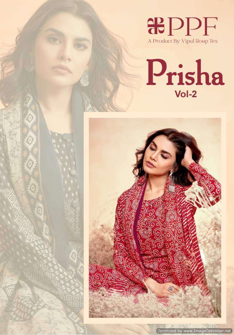 PPF Prisha Vol-2 Unstitched dress materials