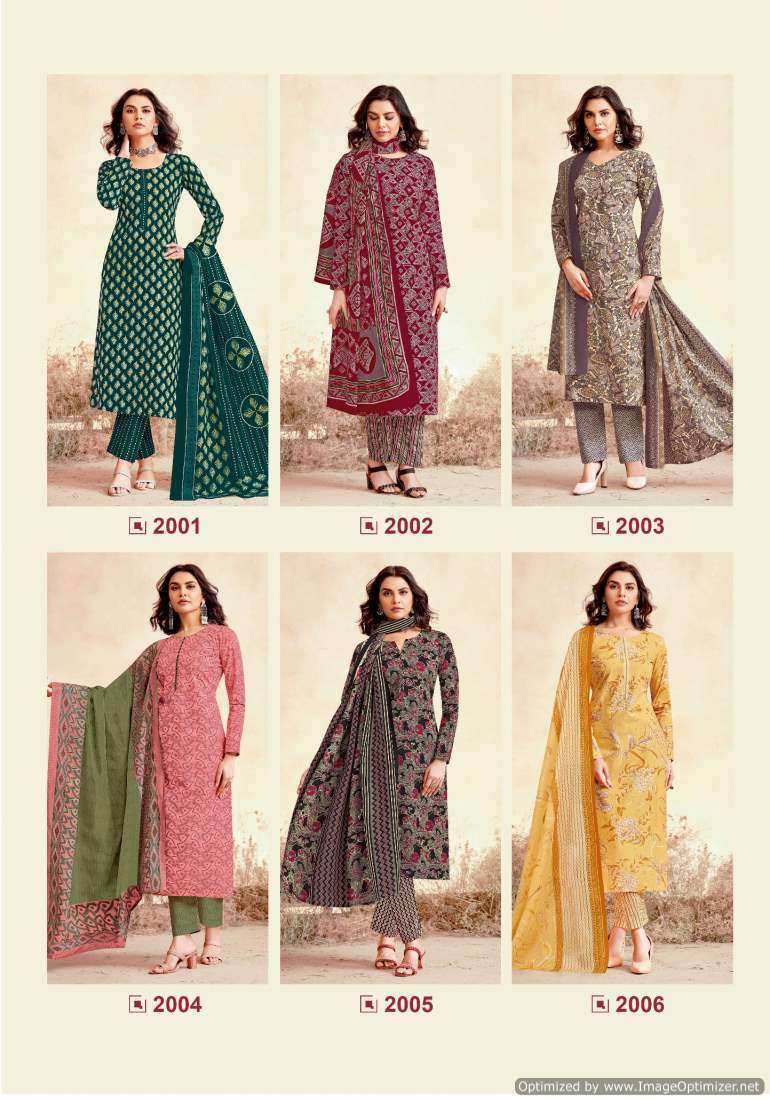 PPF Prisha Vol-2 Unstitched dress materials