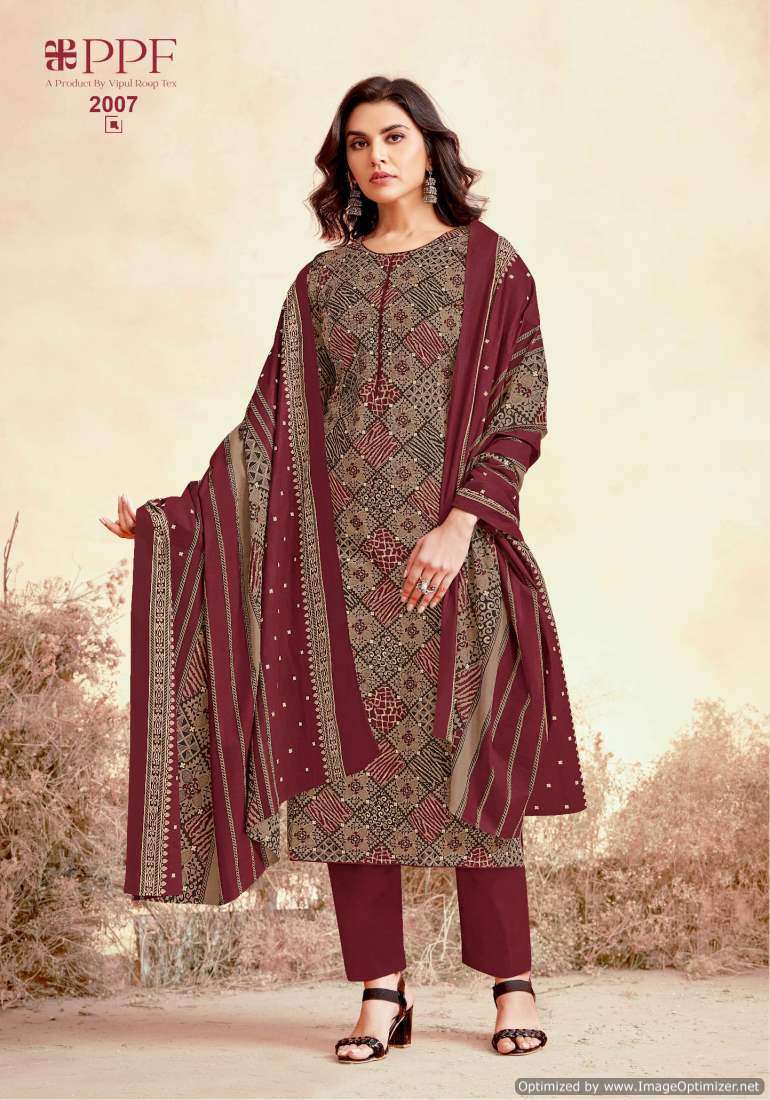 PPF Prisha Vol-2 Unstitched dress materials