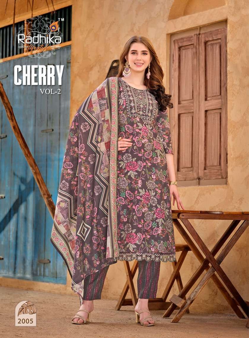 RADHIKA LIFE STYLE CHERRY Vol -2 Surat Kurtis wholesale online