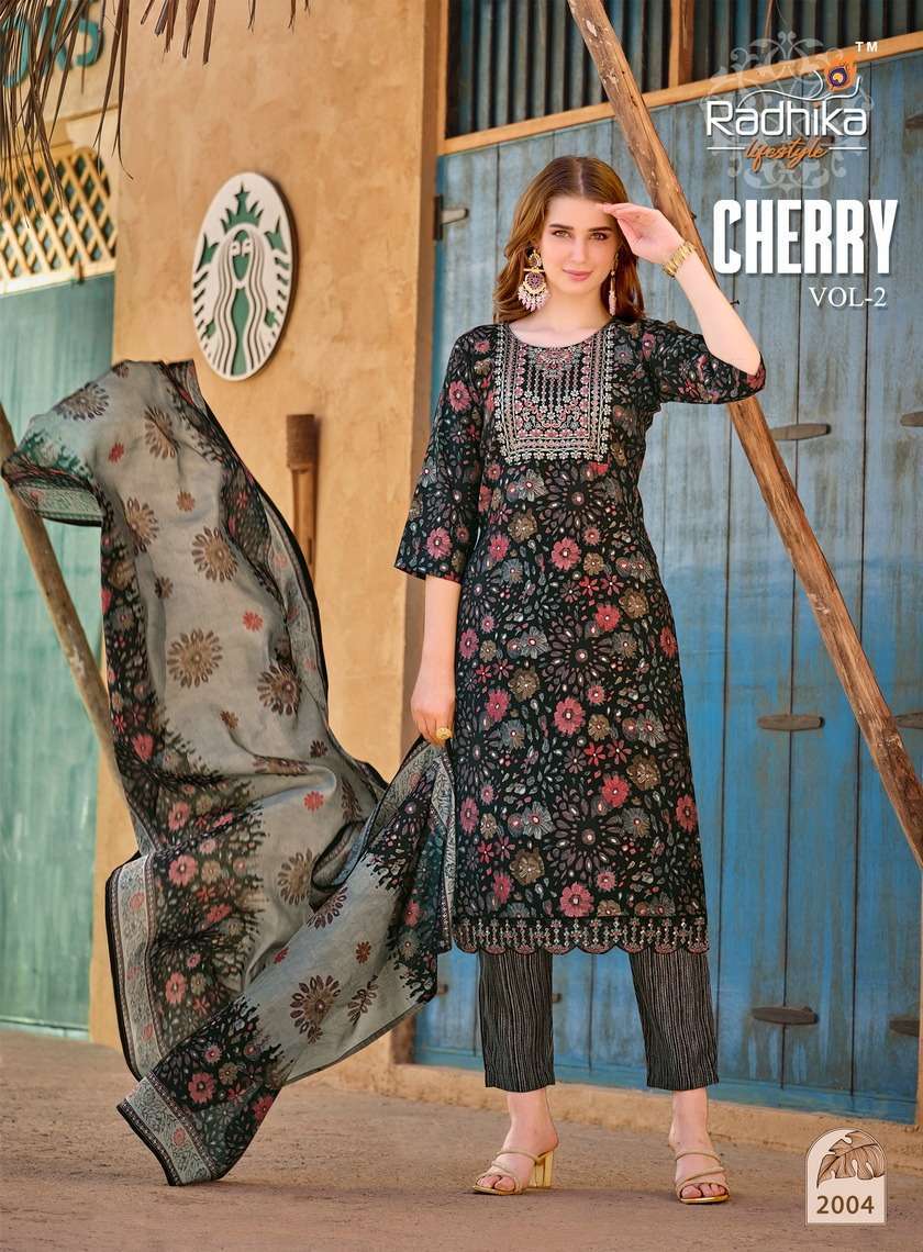 RADHIKA LIFE STYLE CHERRY Vol -2 Surat Kurtis wholesale online