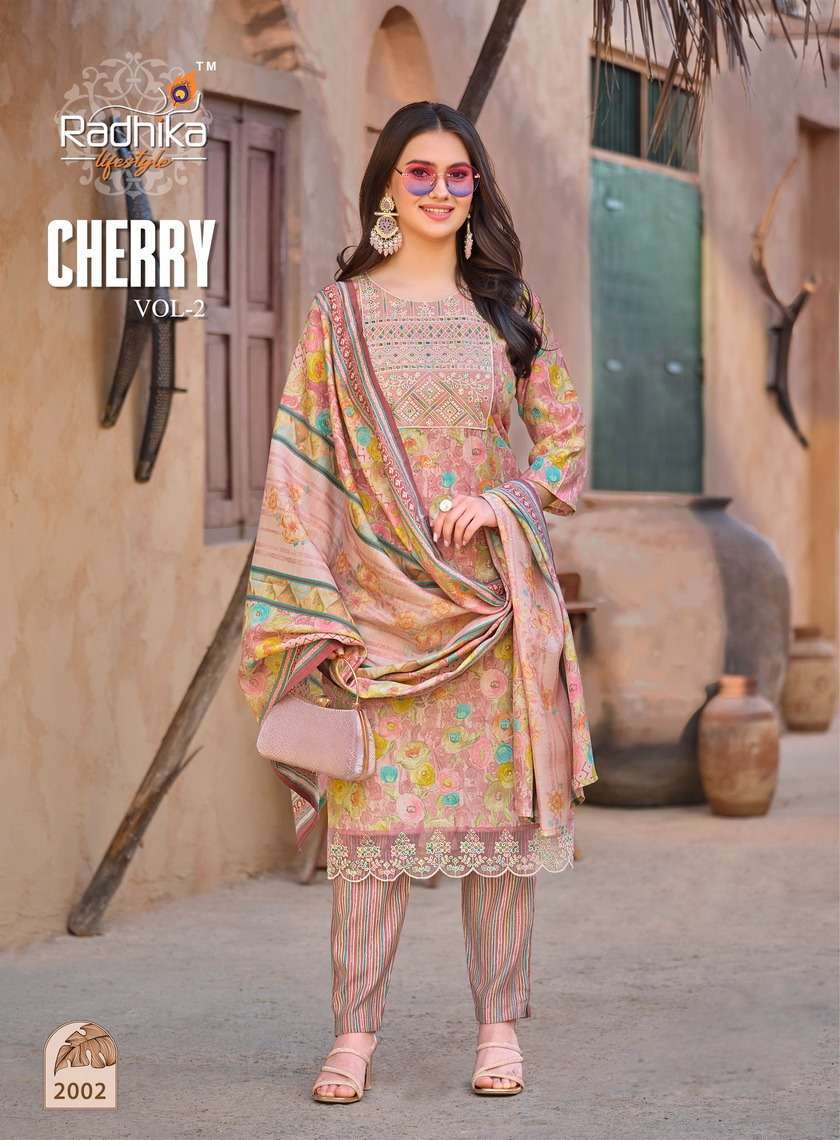 RADHIKA LIFE STYLE CHERRY Vol -2 Surat Kurtis wholesale online