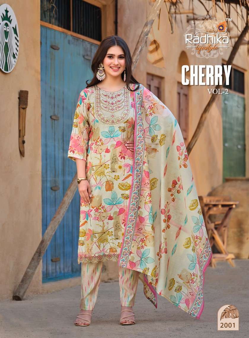 RADHIKA LIFE STYLE CHERRY Vol -2 Surat Kurtis wholesale online