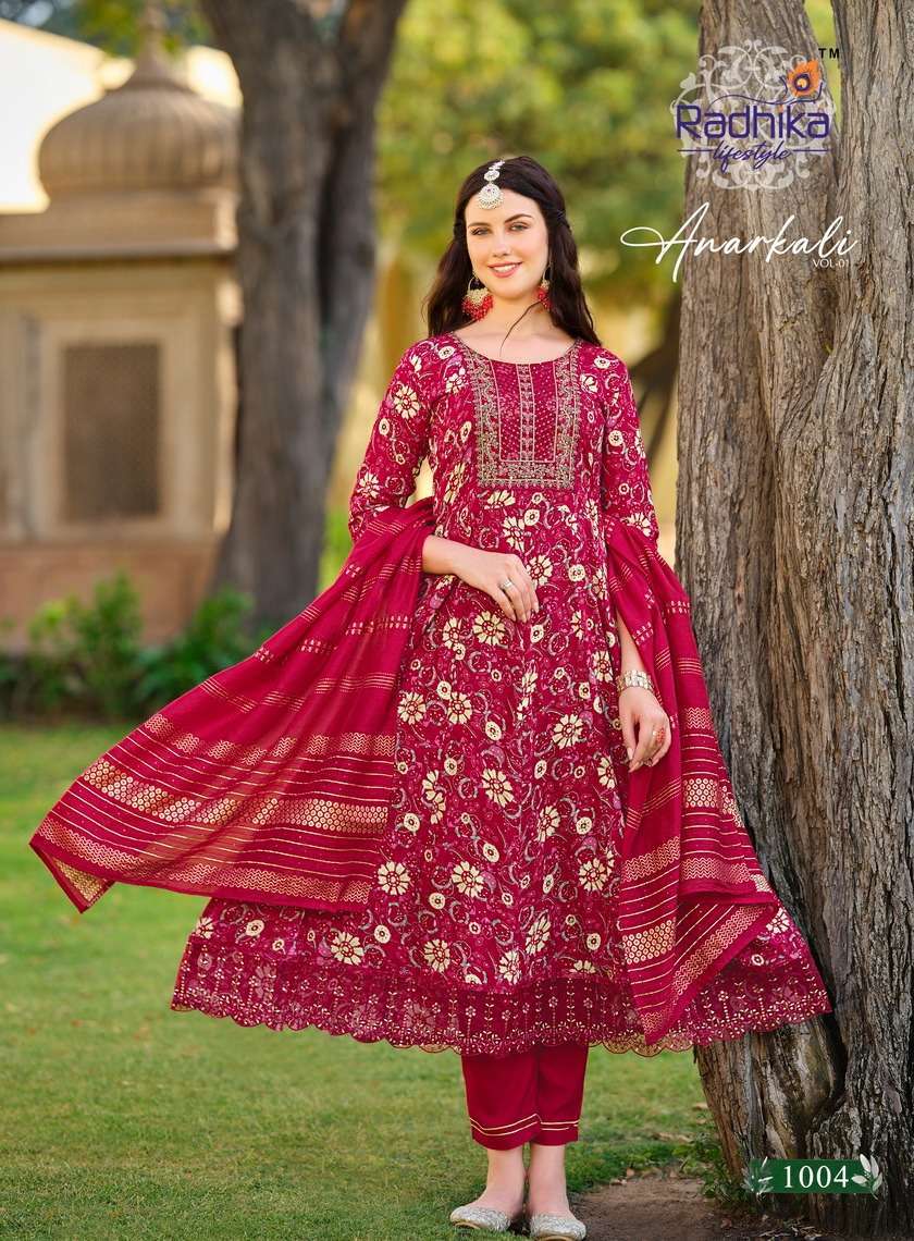 RADHIKA Lifestyle ANARKALI VOL 1 Kurti manufacturers in Hyderabad