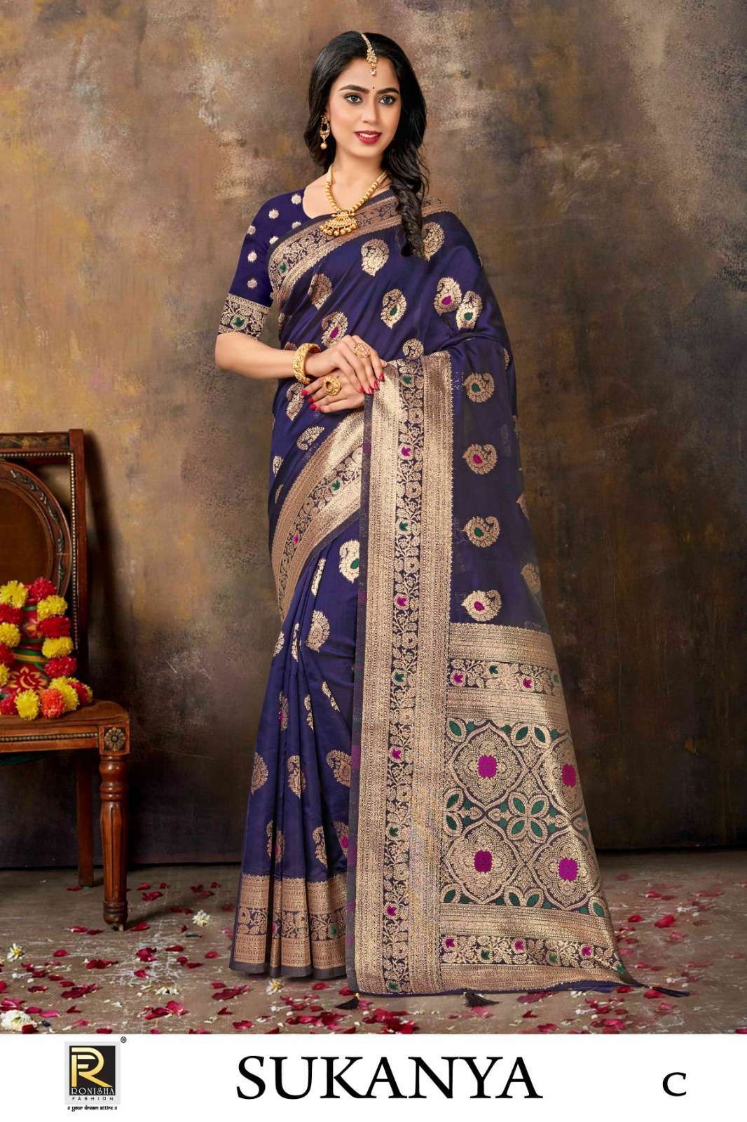 Ronisha Sukanya Banarasi Silk Surat saree wholesalers