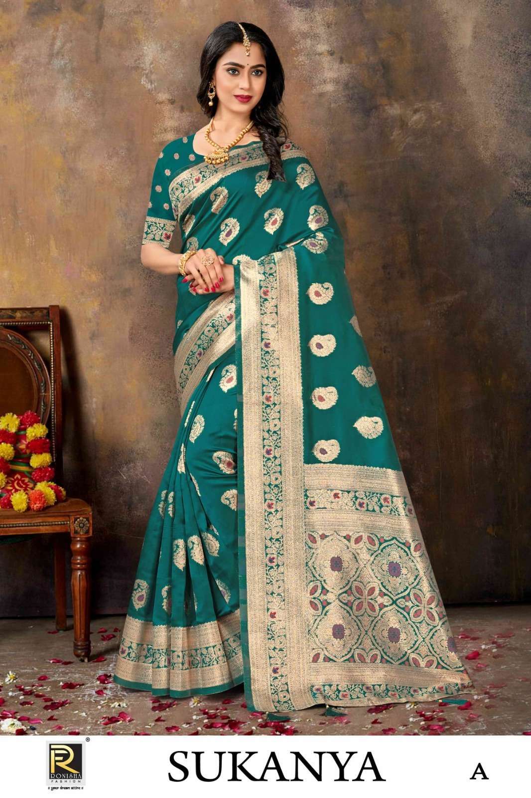 Ronisha Sukanya Banarasi Silk Surat saree wholesalers