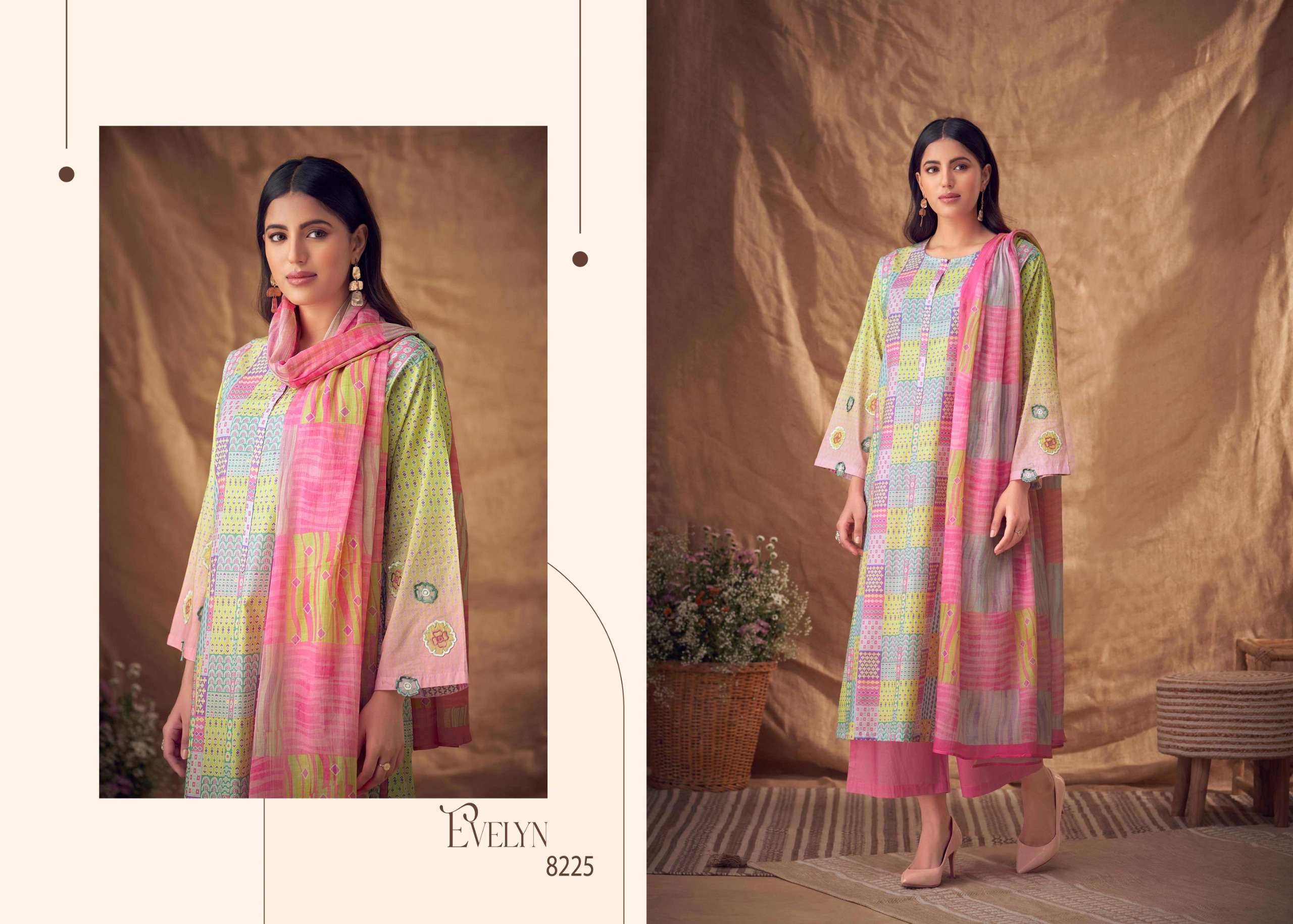 Sahiba EVELYN Pakistani salwar kameez designs