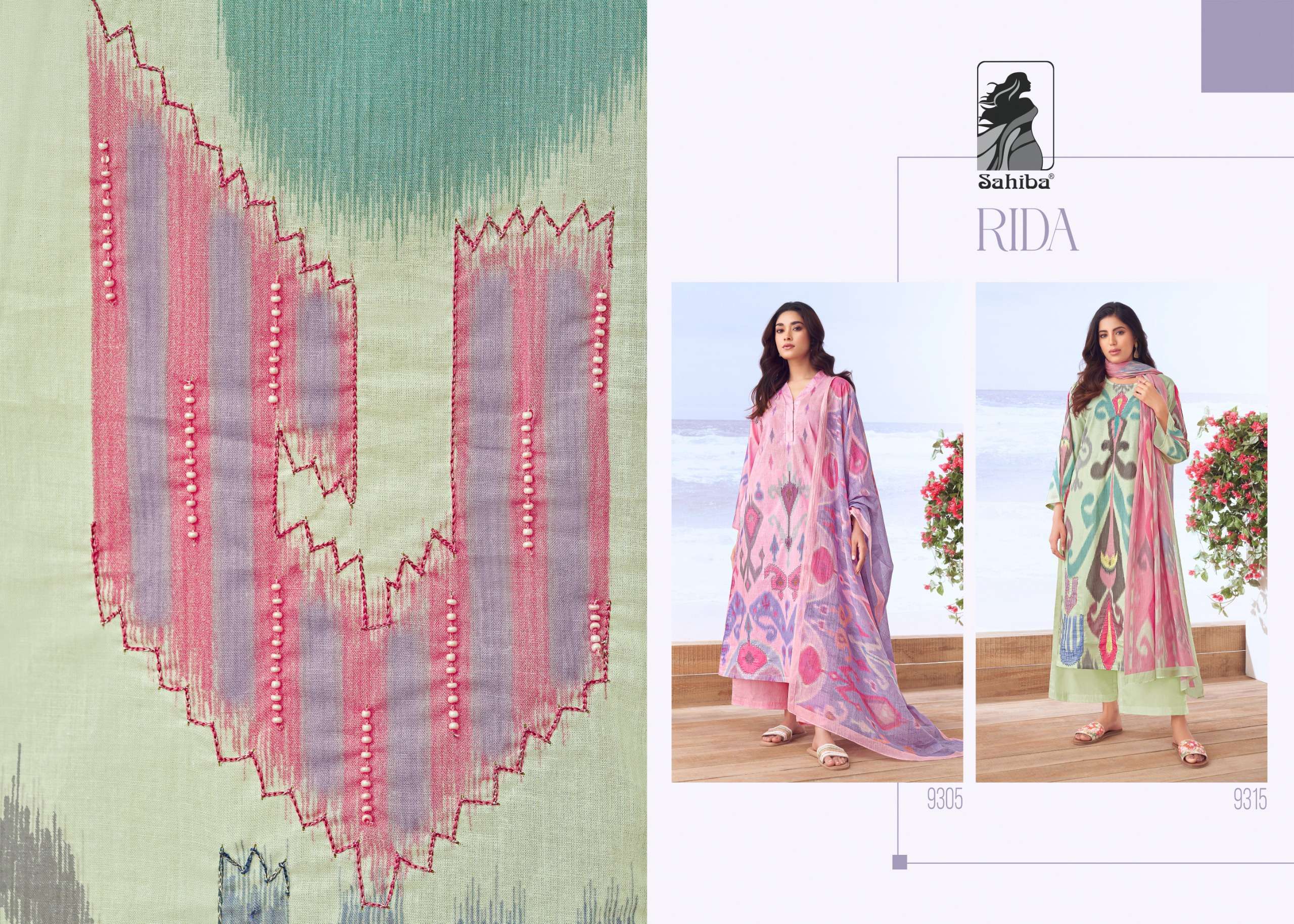 Sahiba RIDA Cotton salwar kameez designs catalogue