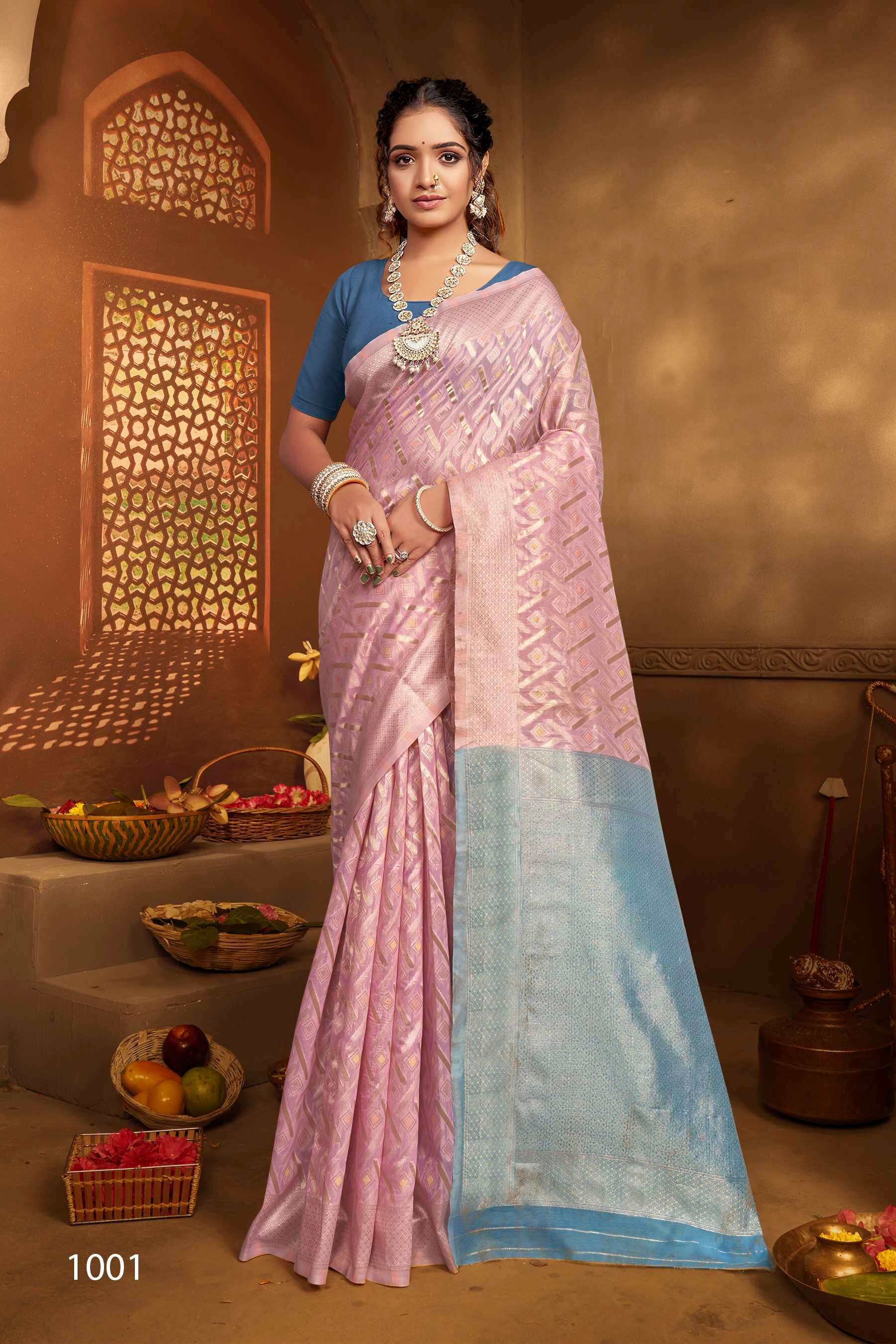 Saroj Divyanka Cotton Vol.2 Soft Cotton Banarasi sarees wholesale