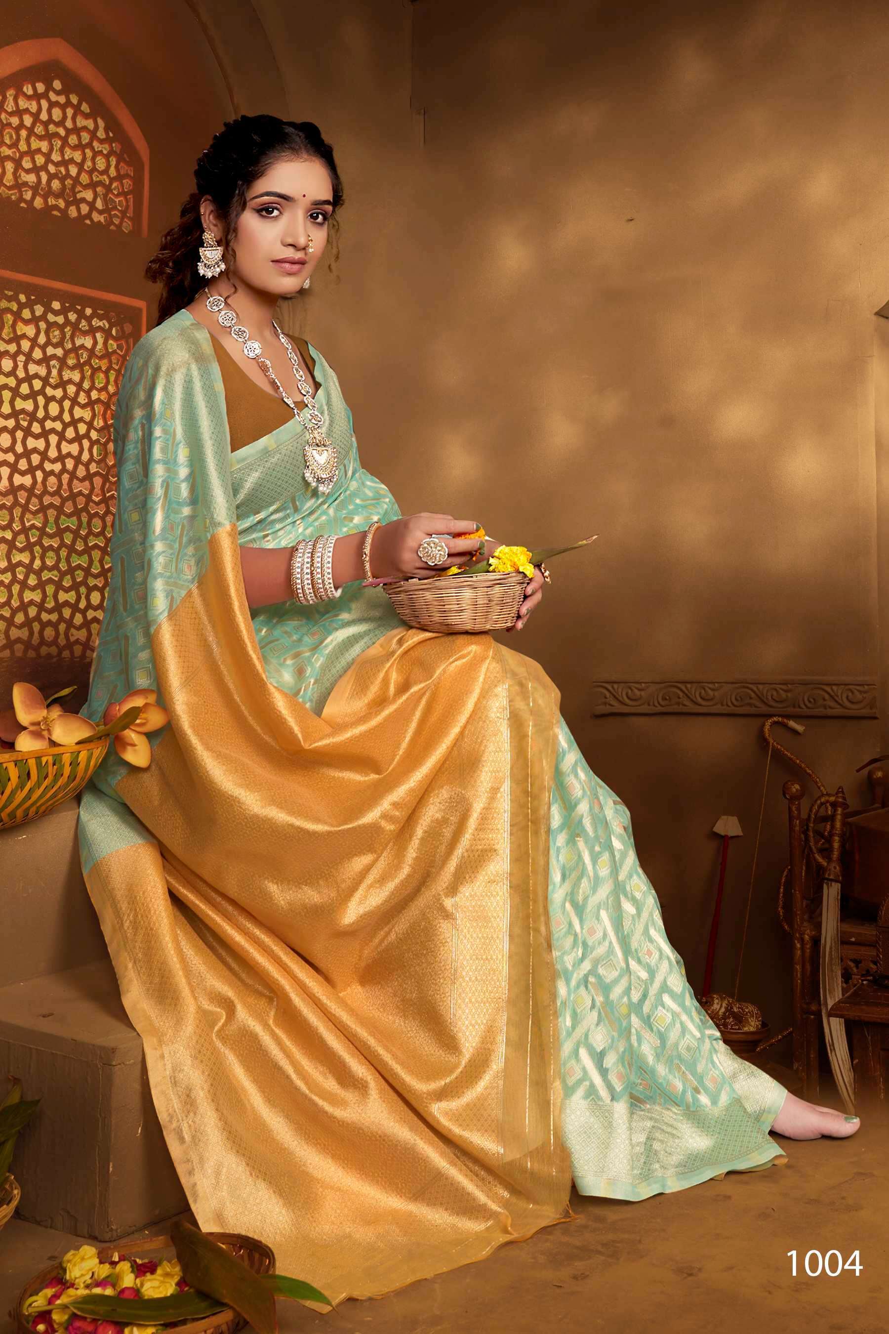 Saroj Divyanka Cotton Vol.2 Soft Cotton Banarasi sarees wholesale