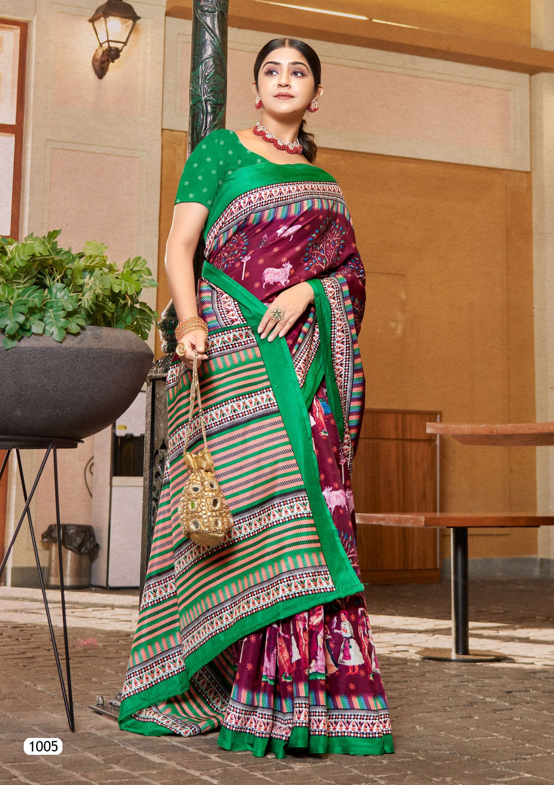 Saroj Ikkaya Vol.4 Soft Cotton Silk Saree market in Bangalore