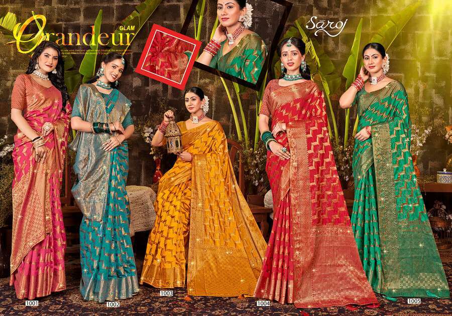 Saroj Kum Kum Vol.3 Dola Silk Saree wholesale in Surat