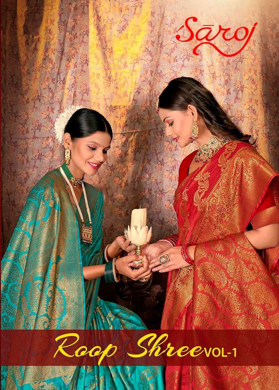 Saroj Roop Shree Vol.1 Soft Dola Silk sarees wholesale in Hyderabad