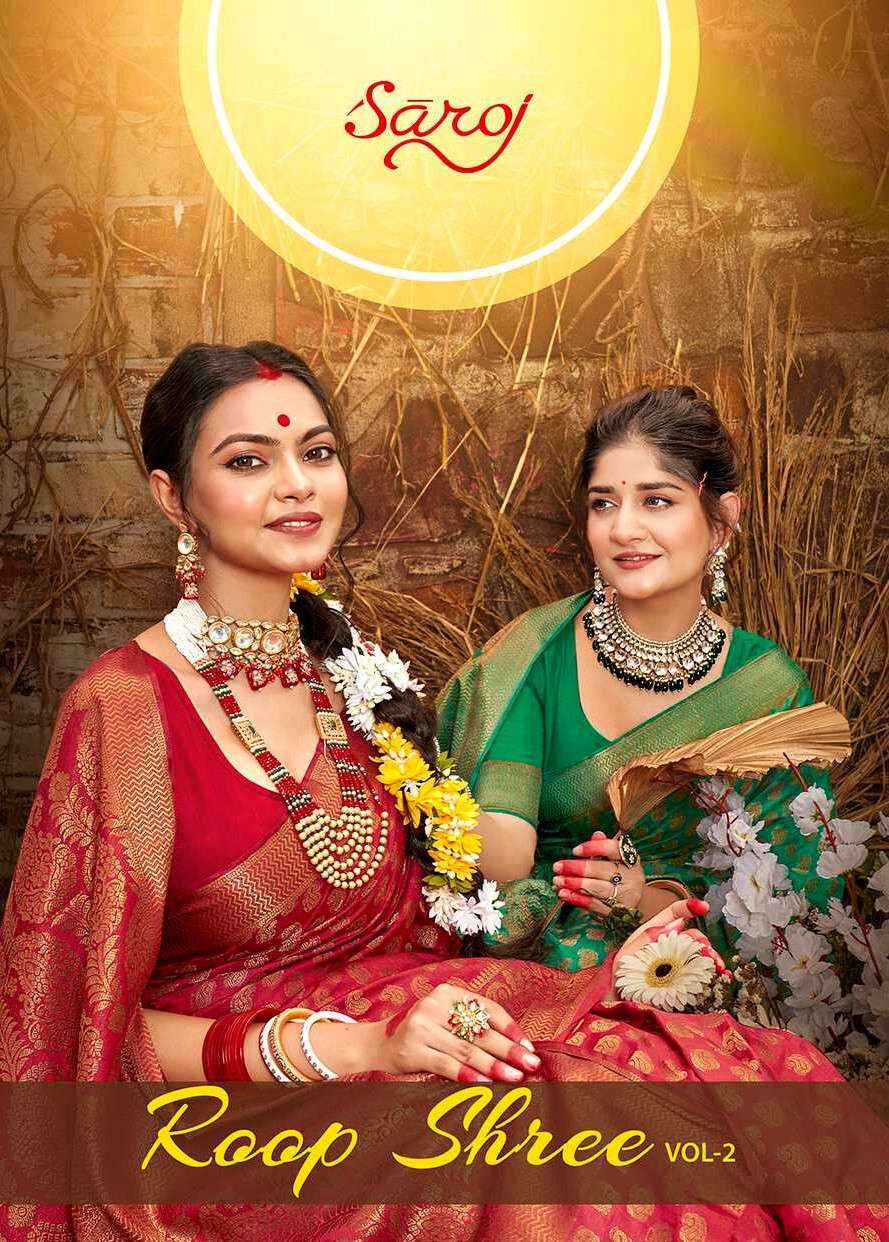 Saroj Roop Shree Vol.2 Soft Dola Silk Bridal sarees wholesale in Hyderabad