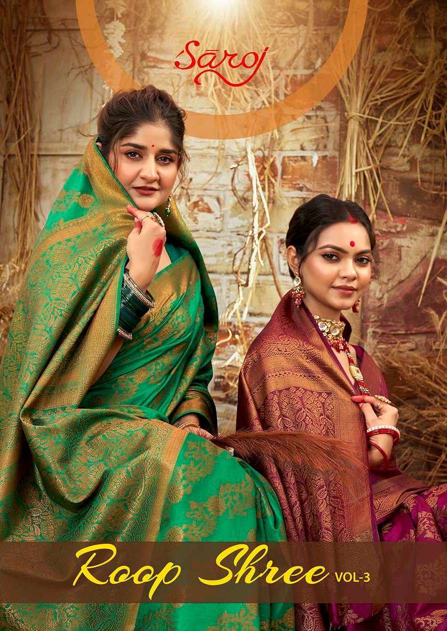 Saroj Roop Shree Vol.3 Soft Dola Silk Printed sarees wholesale in Hyderabad