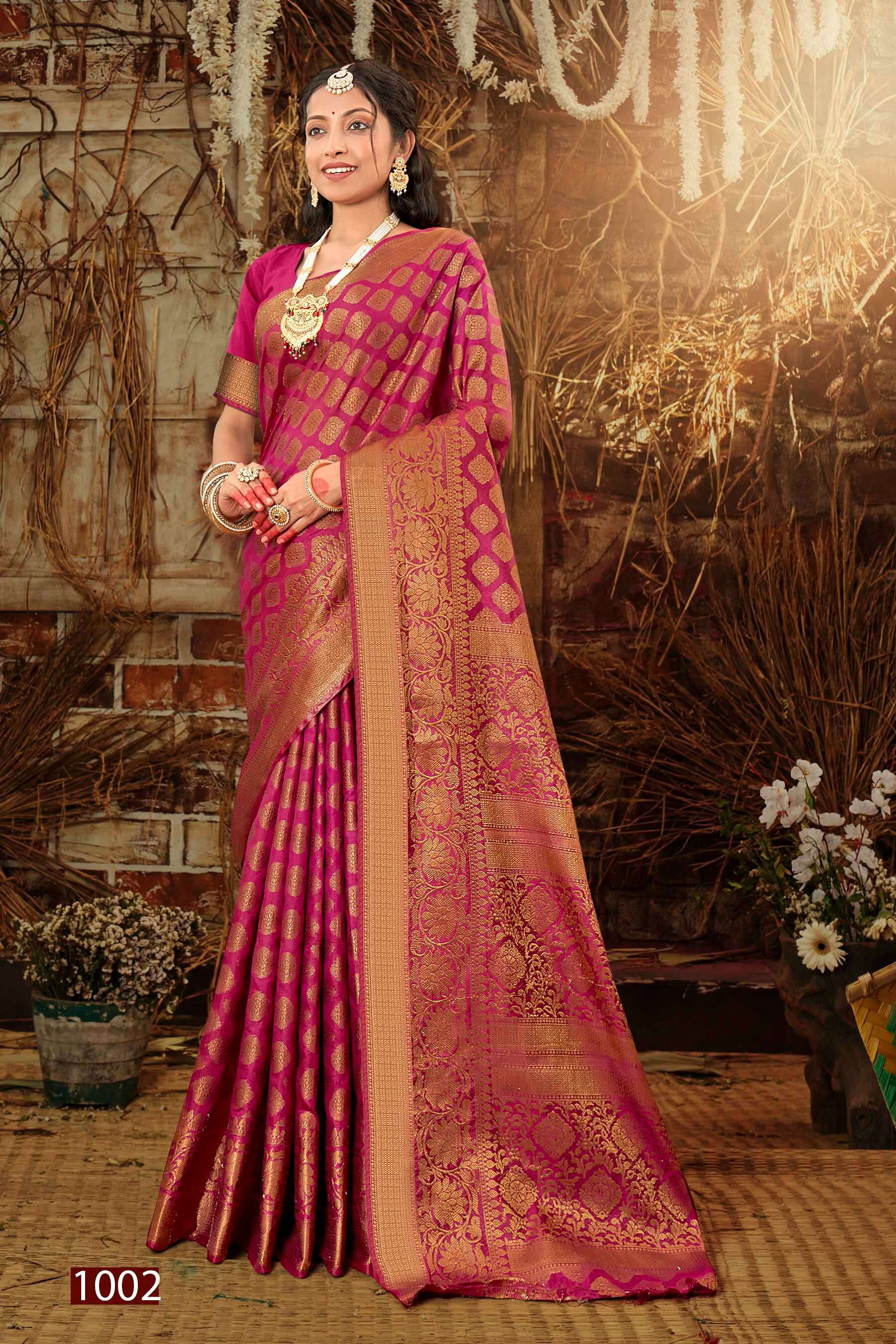 Saroj Roop Shree Vol.4 Soft Dola Silk Designer sarees wholesale in Hyderabad