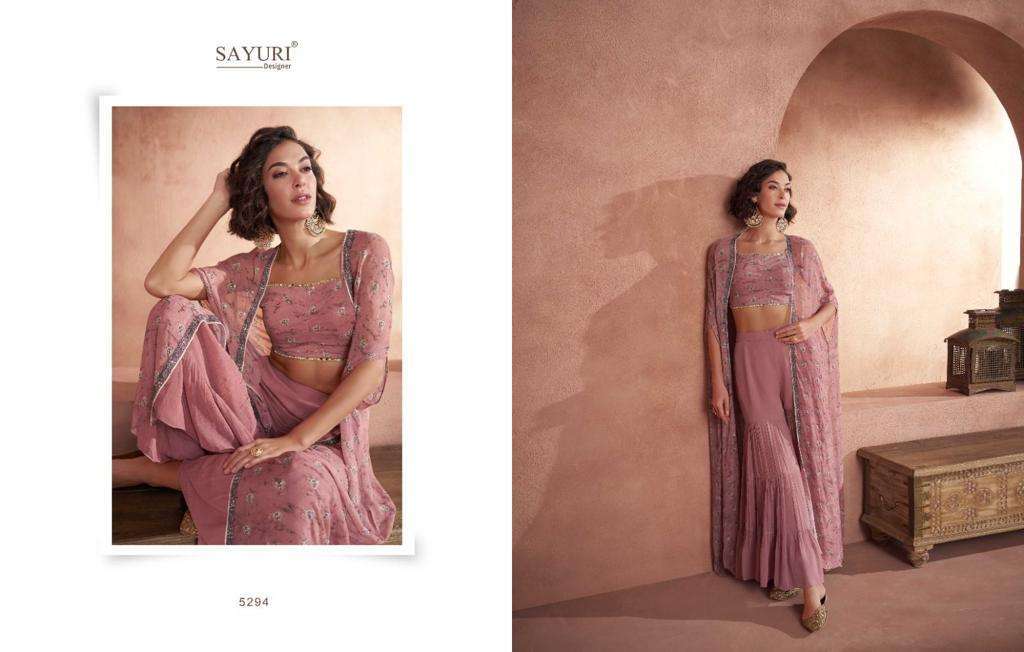 Sayuri Utsav Real Georgette Indo Western Wear wholesale in Ahmedabad