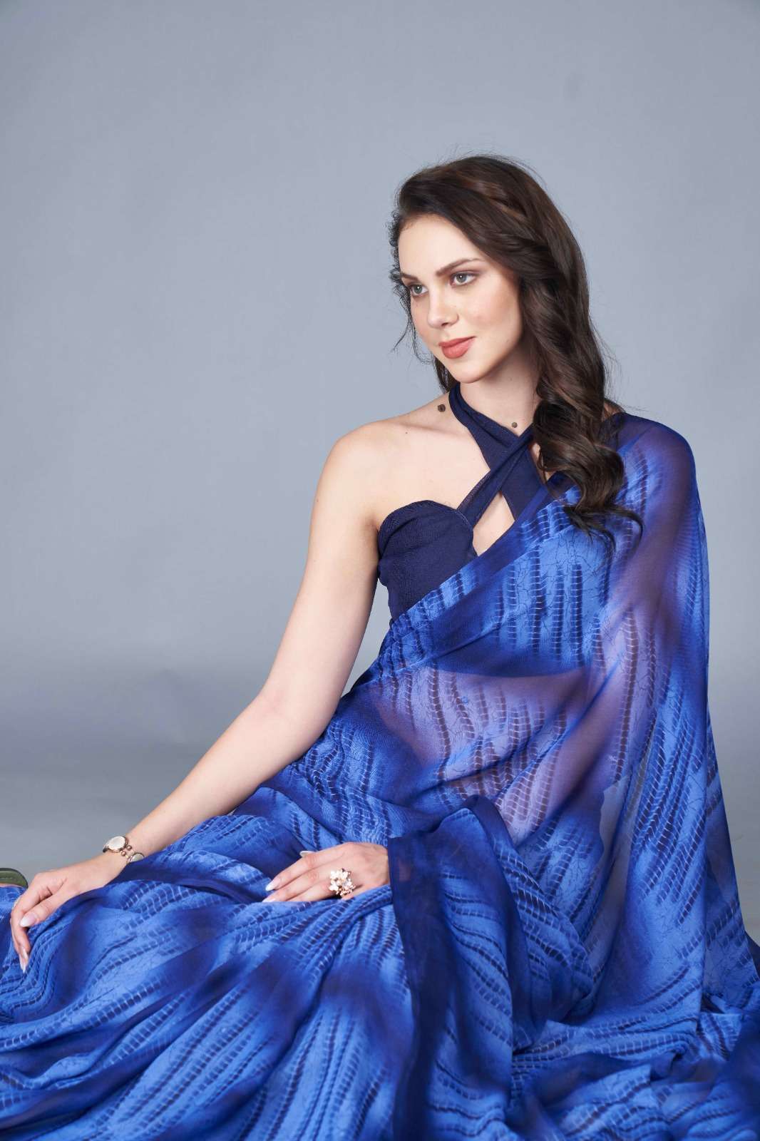 Shibori 9006 Surat saree manufacturer and supplier
