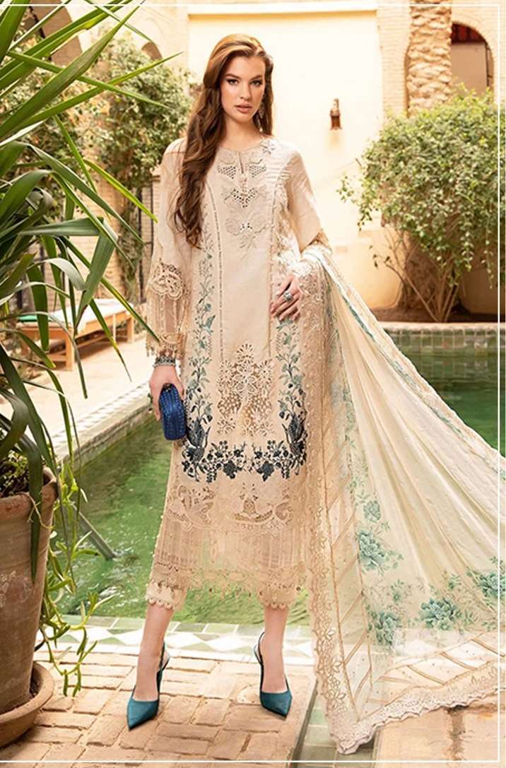 Shraddha Maria B Lawn Vol 1 Anarkali suits wholesale
