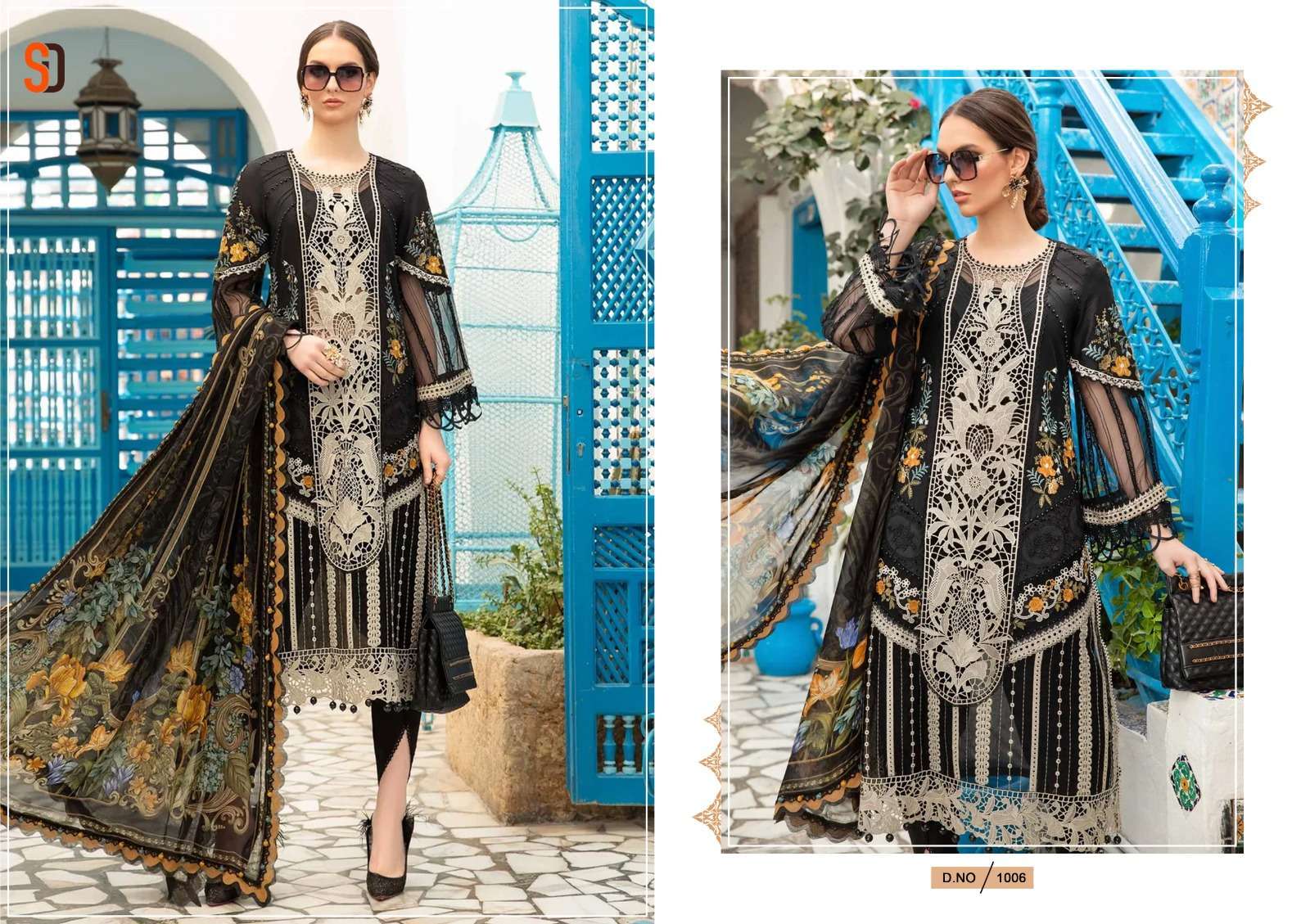 Shraddha Maria B Lawn Vol 1 Anarkali suits wholesale