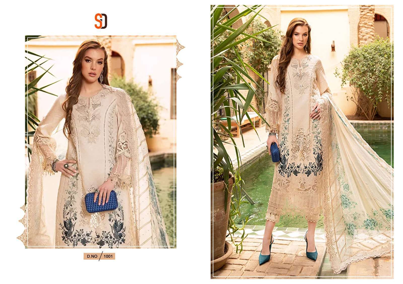Shraddha Maria B Lawn Vol 1 Anarkali suits wholesale