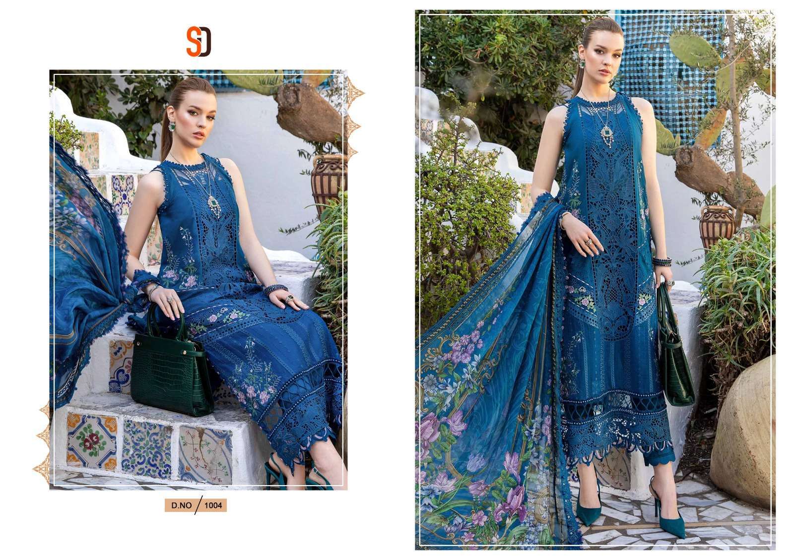 Shraddha Maria B Lawn Vol 1 Anarkali suits wholesale