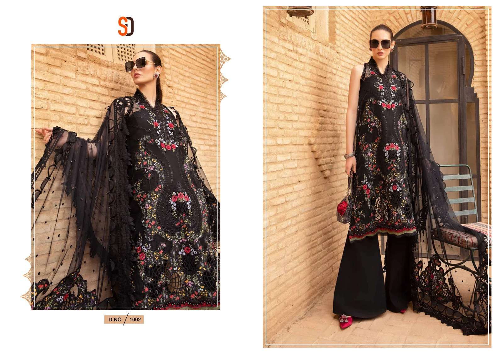 Shraddha Maria B Lawn Vol 1 Anarkali suits wholesale