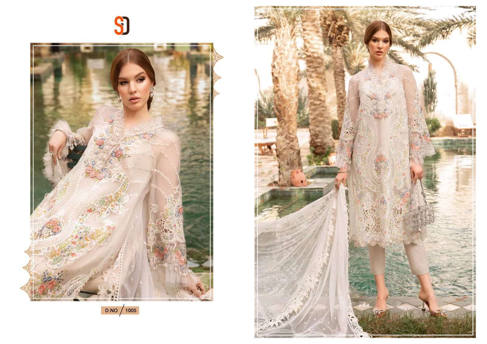 Shraddha Maria B Lawn Vol 1 Anarkali suits wholesale
