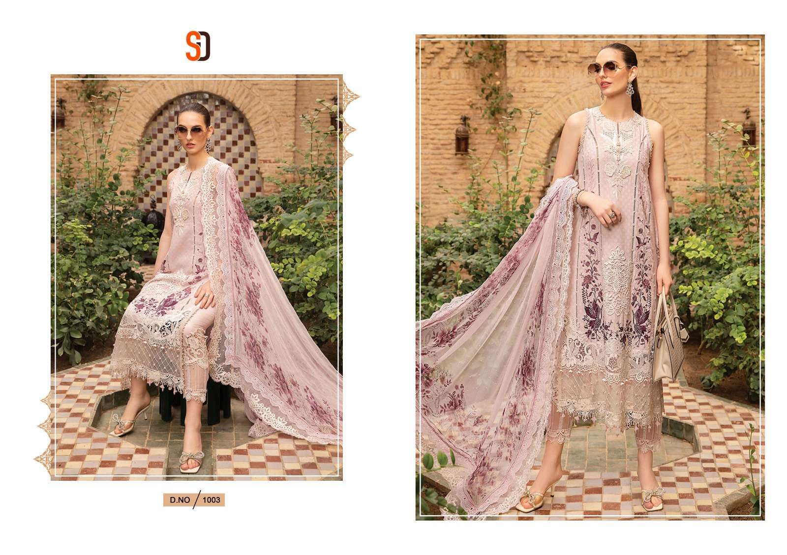 Shraddha Maria B Lawn Vol 1 Anarkali suits wholesale