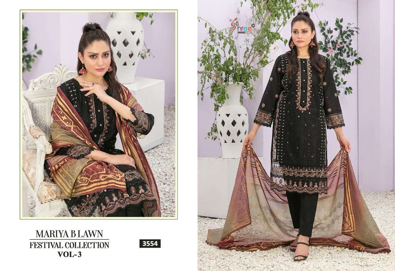 Shree Mariya B Vol 3 Chiffon Dupatta Latest salwar kameez designs