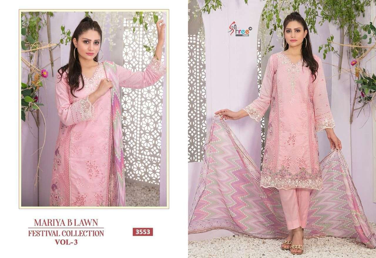 Shree Mariya B Vol 3 Chiffon Dupatta Latest salwar kameez designs