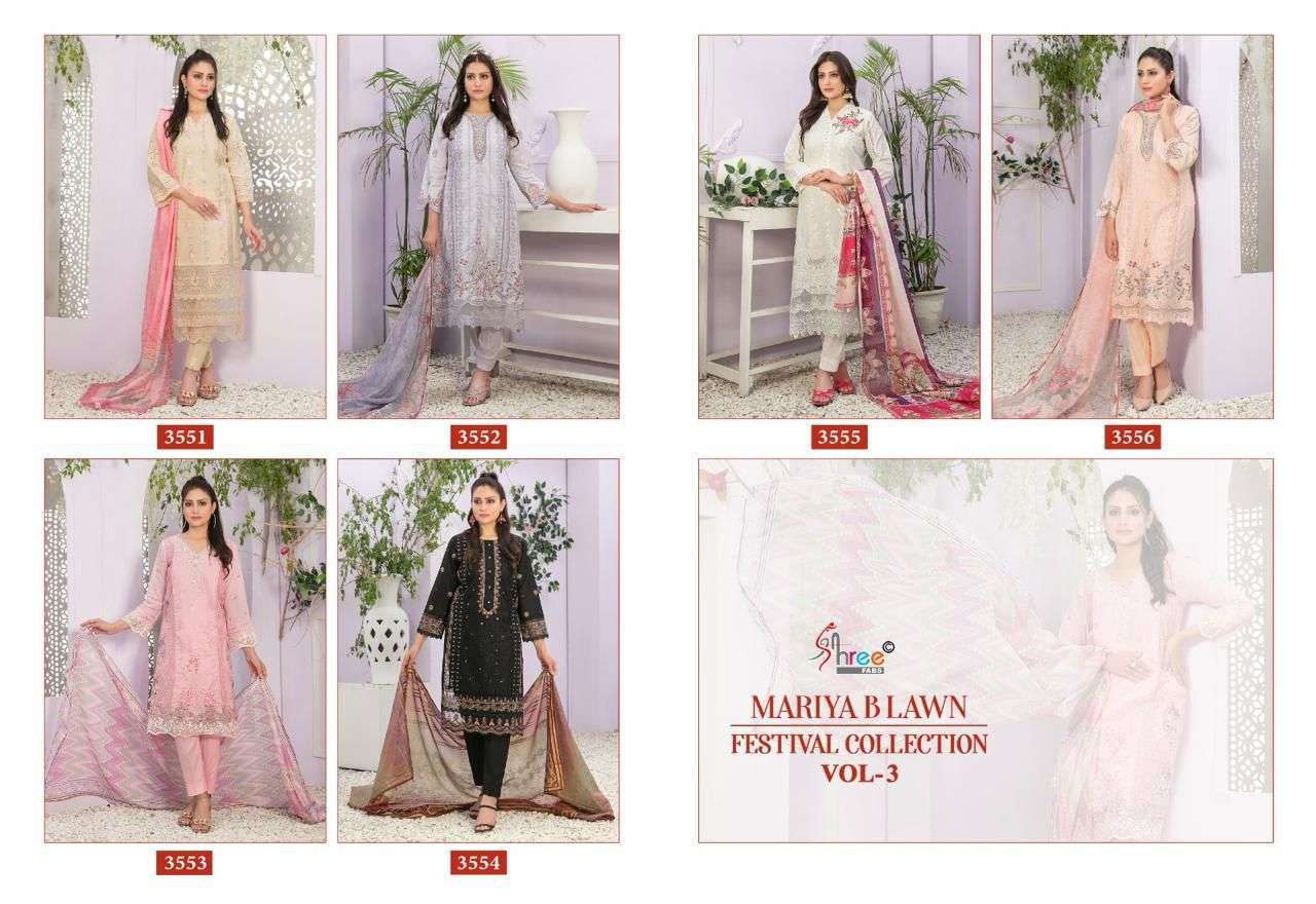 Shree Mariya B Vol 3 Chiffon Dupatta Latest salwar kameez designs