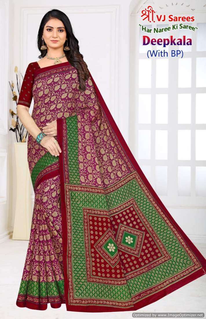 Shree VJ Deepkala Vol-1 – Cotton Saree supplier in Mumbai