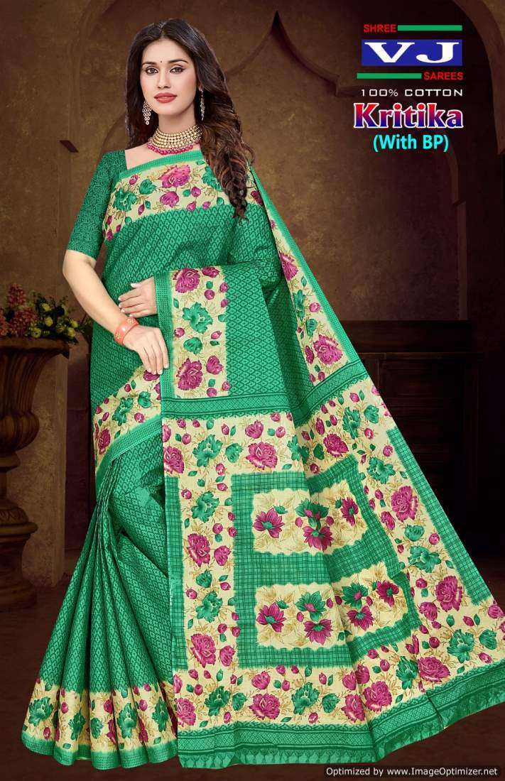 Shree VJ Kritika Vol-1 – Cotton Gujarati sarees wholesale