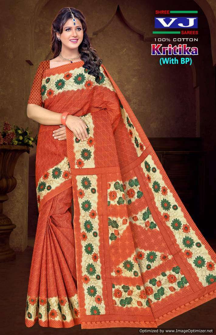 Shree VJ Kritika Vol-1 – Cotton Gujarati sarees wholesale