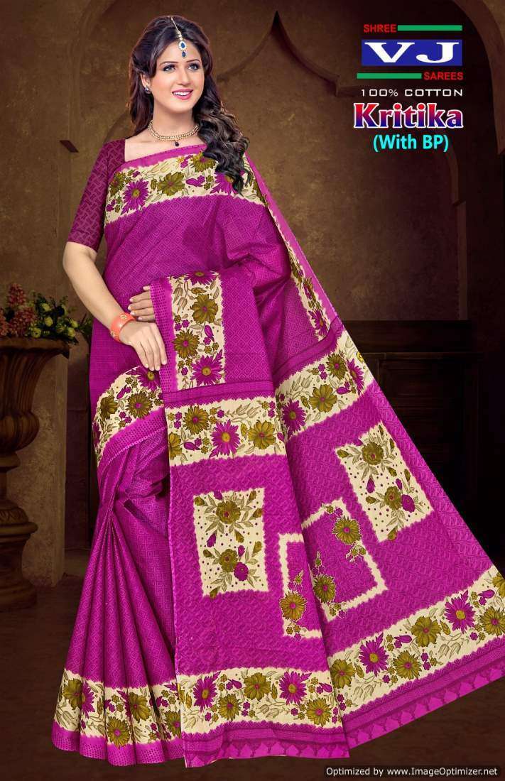 Shree VJ Kritika Vol-1 – Cotton Gujarati sarees wholesale