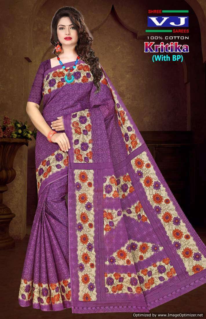 Shree VJ Kritika Vol-1 – Cotton Gujarati sarees wholesale