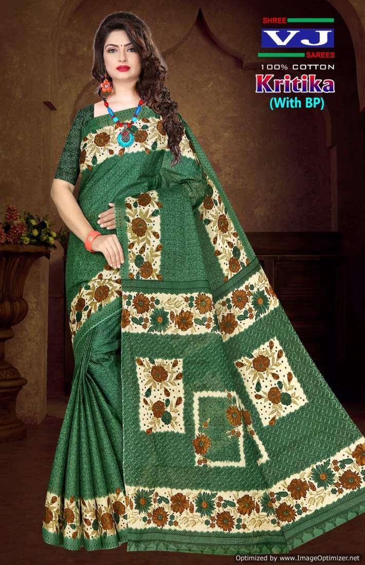 Shree VJ Kritika Vol-1 – Cotton Gujarati sarees wholesale