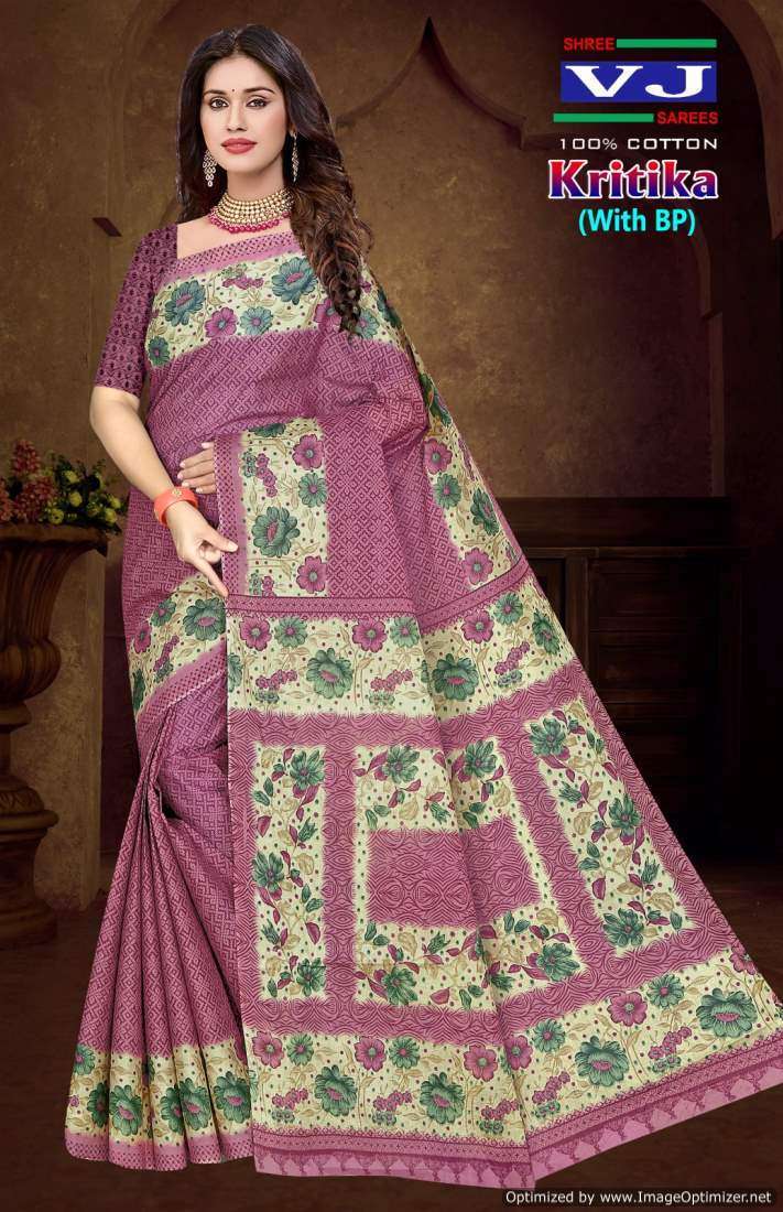Shree VJ Kritika Vol-1 – Cotton Gujarati sarees wholesale